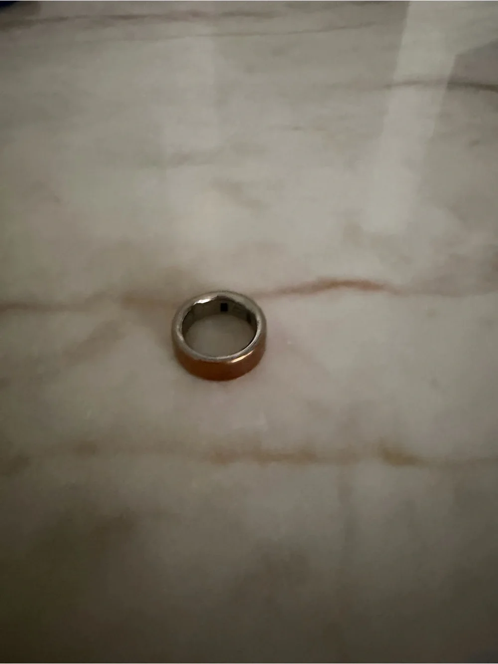 Oura Copper-Tone Smart Ring - Rose Gold Finish